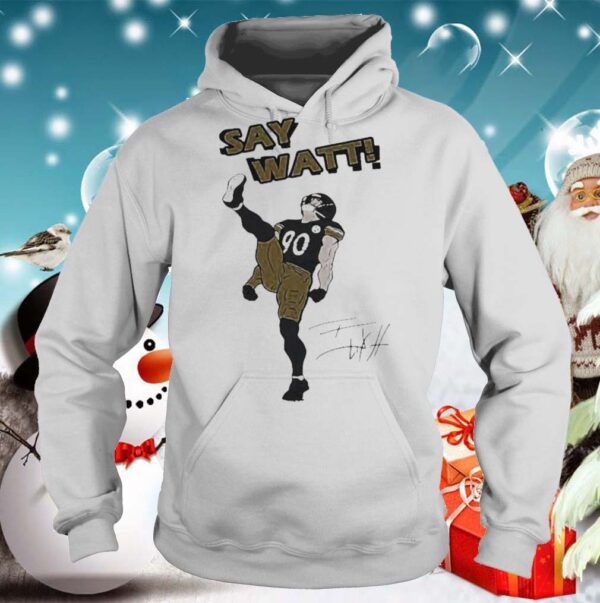 Say watt football signatures shirt