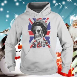 Skull god save the Queen American flag hoodie, sweater, longsleeve, shirt v-neck, t-shirt 5