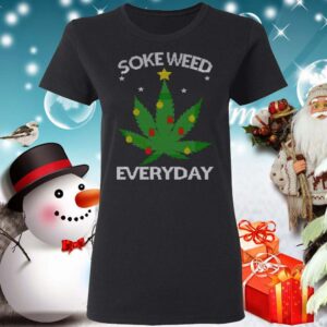 Smoke Weed Everyday Christmas Shirt 3