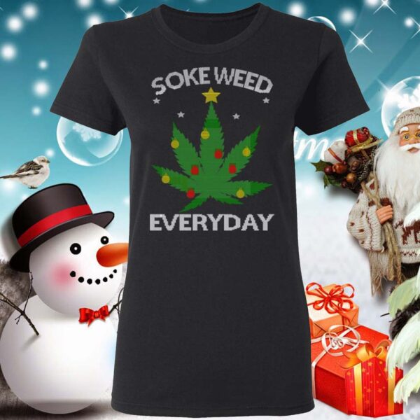 Smoke Weed Everyday Christmas Shirt