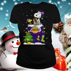 Snoopy Lakers Ugly Christmas shirt 2
