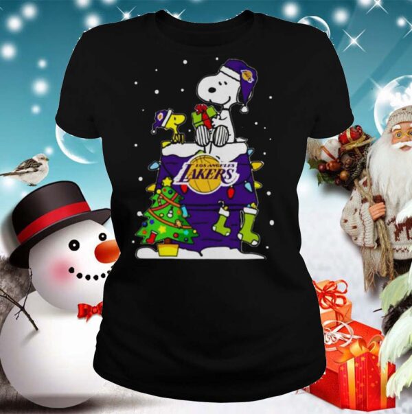 Snoopy Lakers Ugly Christmas hoodie, sweater, longsleeve, shirt v-neck, t-shirt