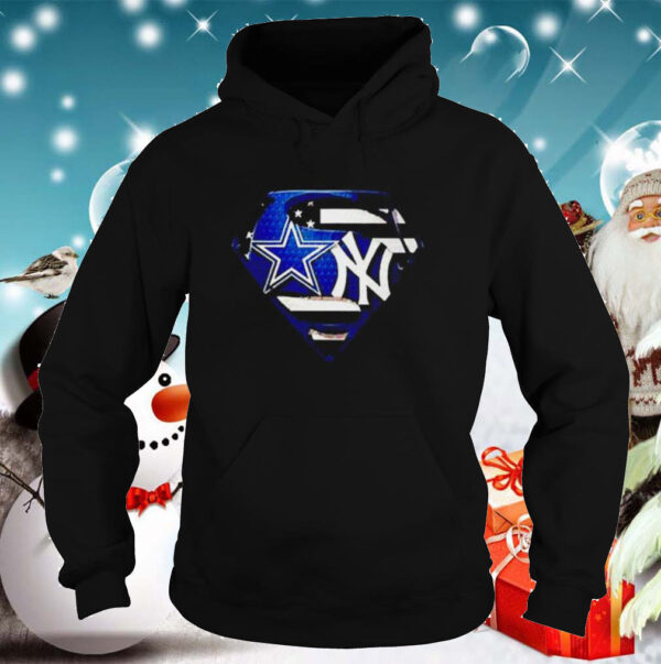 Superman Dallas Cowboys and New York Yankees shirt