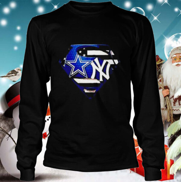 Superman Dallas Cowboys and New York Yankees hoodie, sweater, longsleeve, shirt v-neck, t-shirt