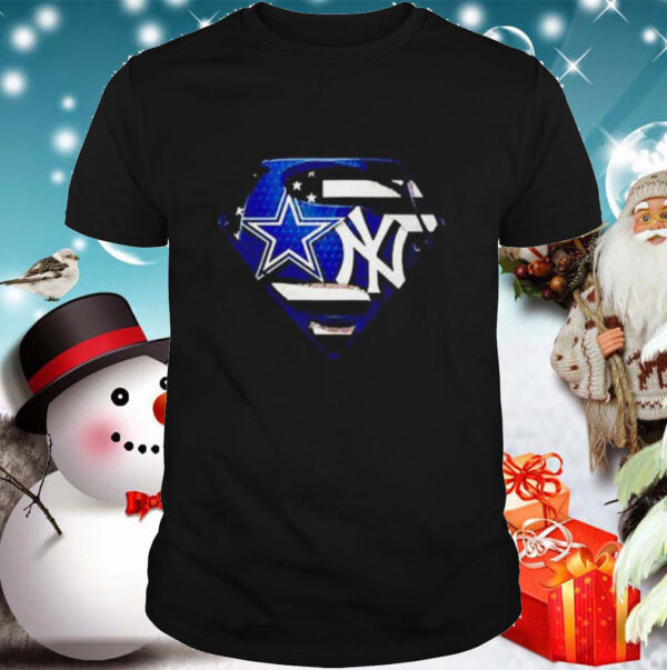 Superman Dallas Cowboys and New York Yankees hoodie, sweater, longsleeve, shirt v-neck, t-shirt