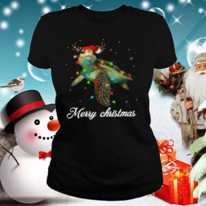 Turtle Light Merry Christmas shirt 2