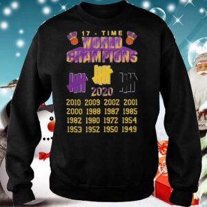 Undefeated Lakers 17 Time Champion shirt 1 Shirt, hoodie, sweater, long sleeve and tank top