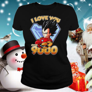 Vegeta Dragon Ball I love you over 9000 shirt