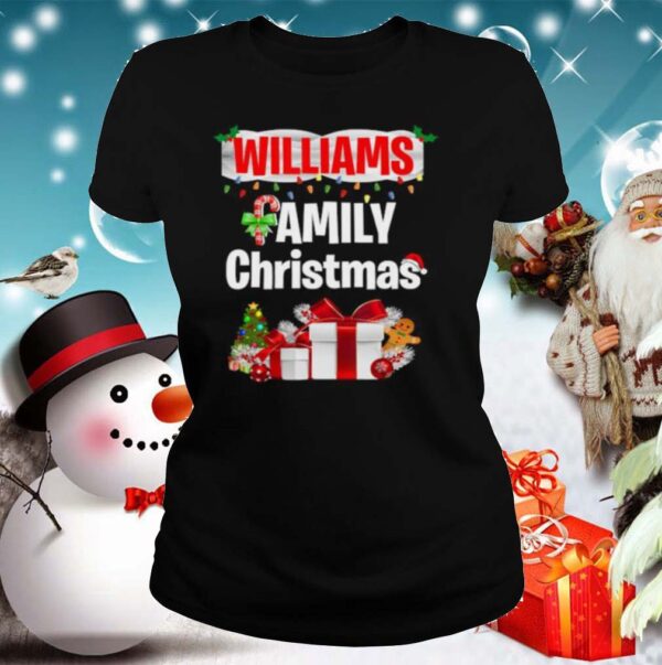 Williams family gift merry christmas 2020 shirt