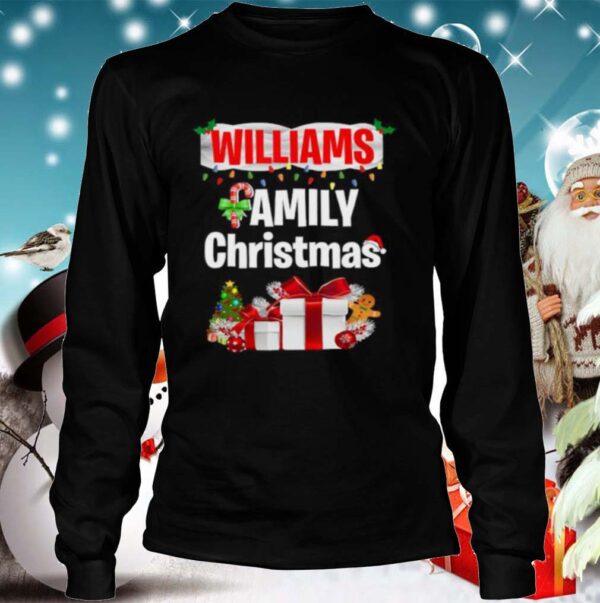 Williams family gift merry christmas 2020 shirt