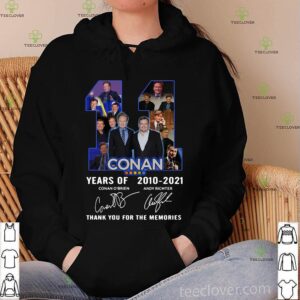 11 Years Of Conan 2010 2021 Thank You For The Memories Signatures Shirt