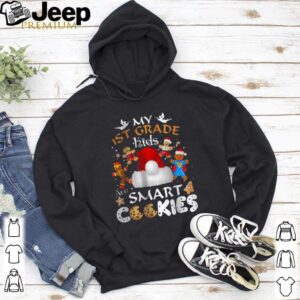 1st Grade Teacher Christmas Smart Cookies shirt