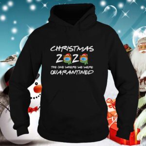 2020 Christmas Bear Wearing Face Mask Quarantined hoodie, sweater, longsleeve, shirt v-neck, t-shirt 3