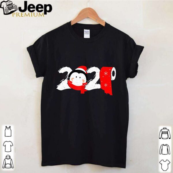 2020 Penguin In Mask Toilet Paper Gifts Christmas shirt