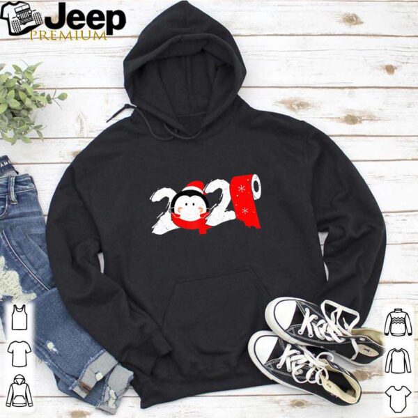 2020 Penguin In Mask Toilet Paper Gifts Christmas shirt