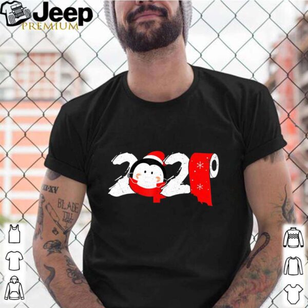 2020 Penguin In Mask Toilet Paper Gifts Christmas shirt