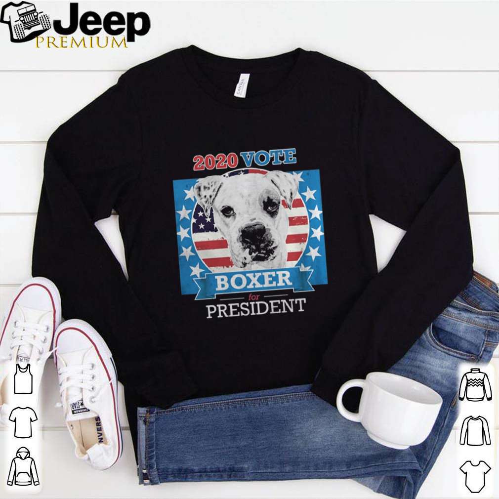 2020 Vote Boxer For President Dog American Flag