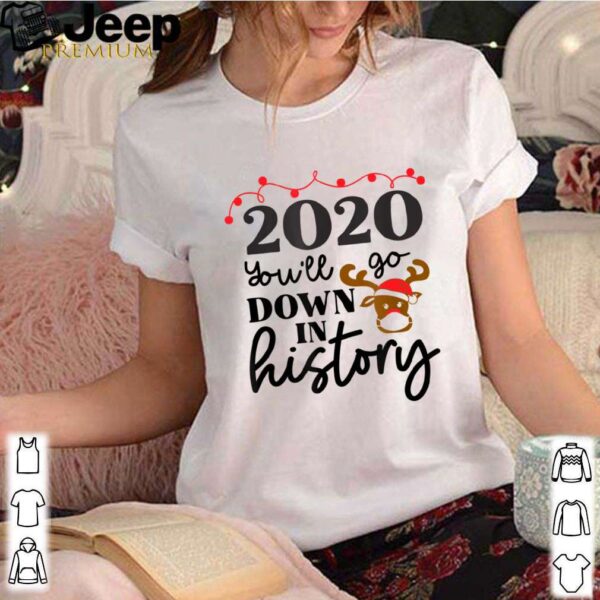 2020 Youll Go Down In History Funny Christmas hoodie, sweater, longsleeve, shirt v-neck, t-shirt
