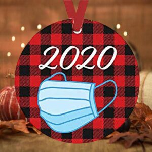 2020 face mask Christmas Ornament