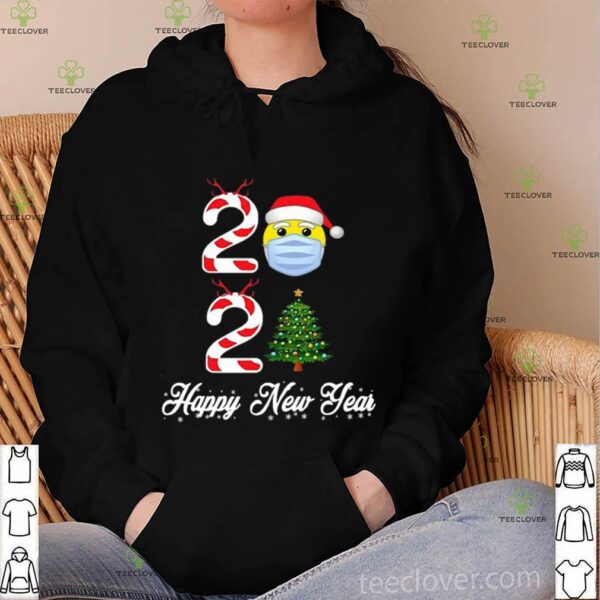 2021 Christmas Tree Mask Happy New Year hoodie, sweater, longsleeve, shirt v-neck, t-shirt