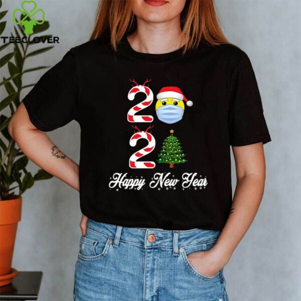 2021 Christmas Tree Mask Happy New Year hoodie, sweater, longsleeve, shirt v-neck, t-shirt