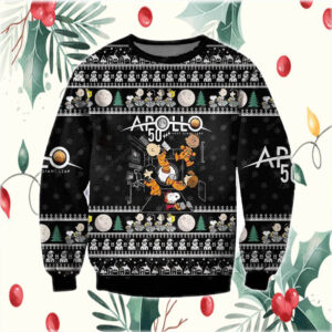 3D All Over Print Knitting Pattern Apolo Ugly Christmas Sweater
