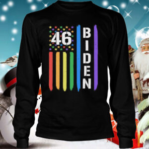 46 Biden American Flag LGBT Gay Pride Rainbow shirt 4 Shirt, hoodie, sweater, long sleeve and tank top