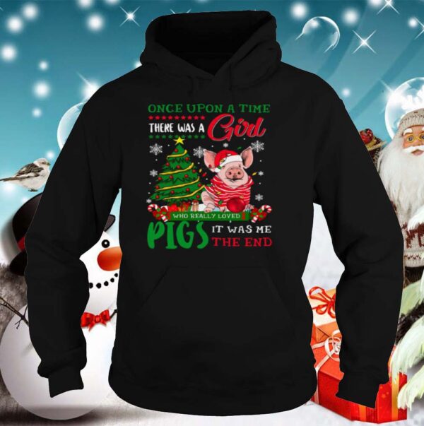 A Girl Love Pig Christmas Pig Lover Christmas shirt