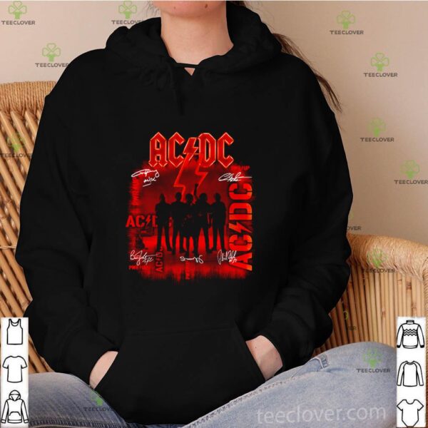 Ac Dc Rock Band Power up album signatures hoodie, sweater, longsleeve, shirt v-neck, t-shirt