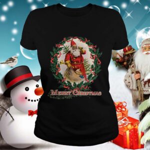 African American Santa Claus Antique Vintage Merry Christmas shirt