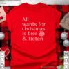 All wants for Christmas is bier and tieten hoodie, sweater, longsleeve, shirt v-neck, t-shirt