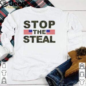 American flag stop the steal shirt