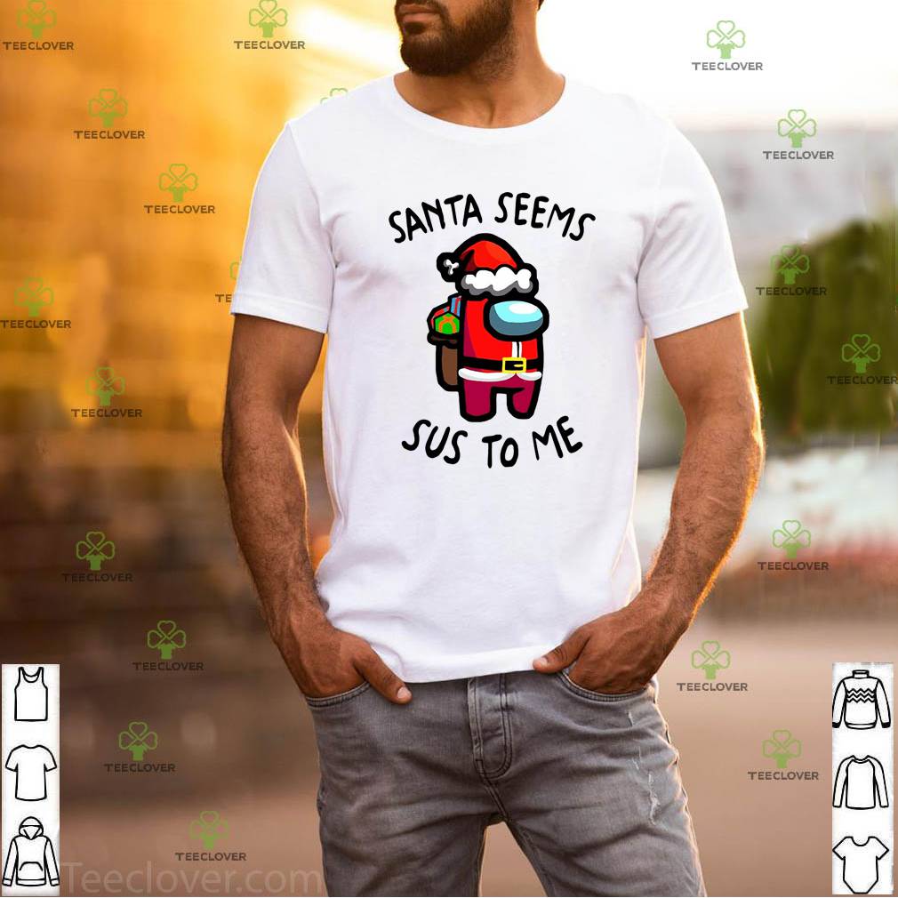 Among Game Us Christmas Shirt, Santa Seems Sus To Me, Crewmate Or Impostor Shirt 4 Among Game Us Christmas Shirt, Santa Seems Sus To Me, Crewmate Or Impostor S