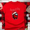 Among Game Us Christmas Shirt, Santa Seems Sus To Me, Crewmate Or Impostor Shirt