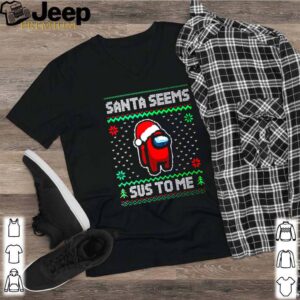 Among us Santa seems sus to me ugly Christmas