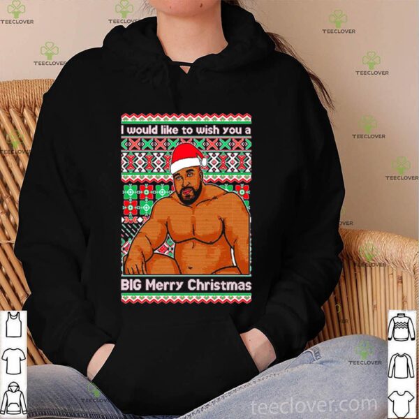 Barry Wood I would like to wish you a big merry Christmas hoodie, sweater, longsleeve, shirt v-neck, t-shirt