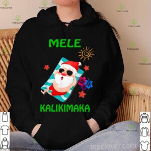 Beach Santa Mele Kalikimaka Hawaiian Christmas Hawaii hoodie, sweater, longsleeve, shirt v-neck, t-shirt
