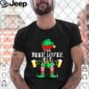 Beer Drinking ELF Matching Christmas Family Group shirt
