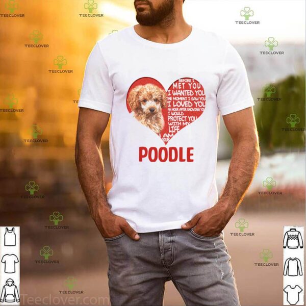 Before I Met You I Wanted You The Moment I Saw You I Loved You I Am Your Poodle hoodie, sweater, longsleeve, shirt v-neck, t-shirt
