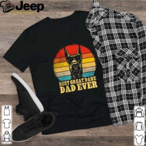 Best Great Dane dad ever vintage shirt