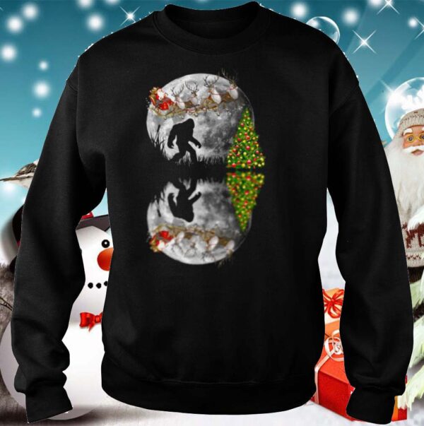 Bigfoot Big Moon Santa Christmas hoodie, sweater, longsleeve, shirt v-neck, t-shirt