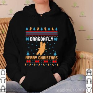 Butterfly Dragonfly Merry Ugly Christmas shirt