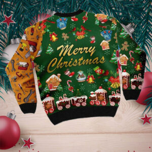 Carpenter Merry Christmas Ugly Sweater At Xmas Time
