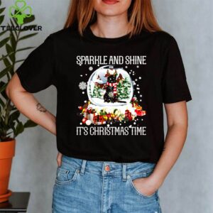 Cat Sparkle And Shine It’s Christmas Time shirt