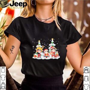 Chibi Naruto Son Goku and Monkey D Luffy Merry Christmas shirt