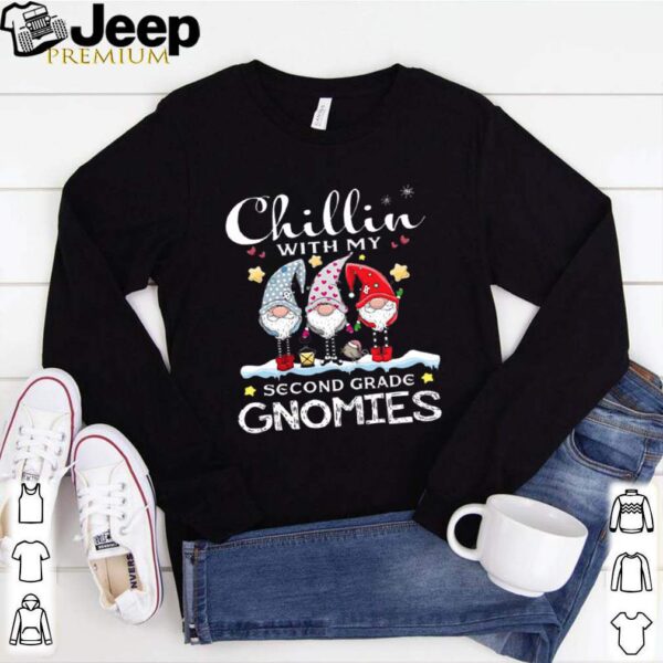 Chillin With My Kindergarten Gnomies Teacher Christmas hoodie, sweater, longsleeve, shirt v-neck, t-shirt