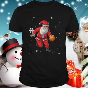 Christmas Basketball Pajamas Santa Claus Slam Dunk