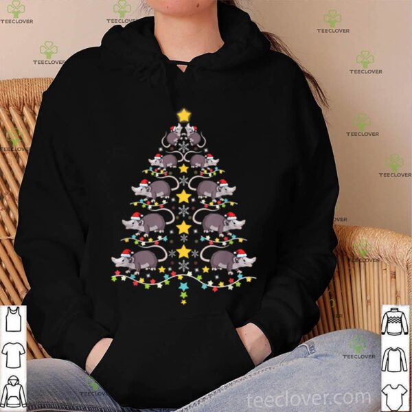 Christmas Opossums Tree Christmas Tree Lights hoodie, sweater, longsleeve, shirt v-neck, t-shirt