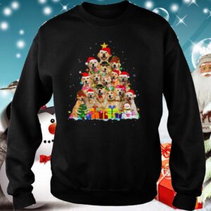Christmas Pajama Golden Retrievers Tree Xmas Gift Dog Lover