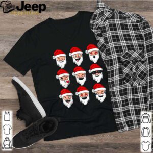 Christmas Santa Emojis Emoticons shirt